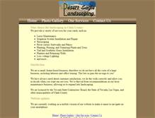 Tablet Screenshot of deserteaglelandscaping.com